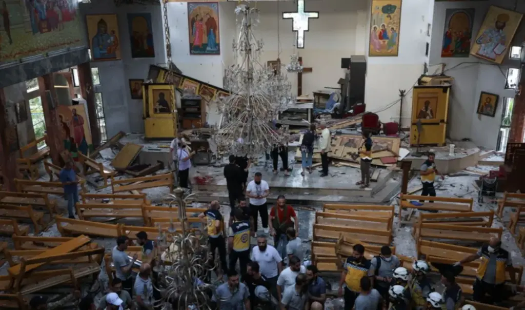 Syria: Greece leads UN initiative after attack on Greek Orthodox church