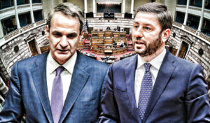 Parliament erupts: fierce clash between Mitsotakis and Androulakis