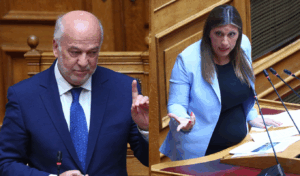 Clash between Floridis and Konstantopoulou over criminal organization allegations