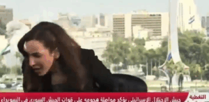 Syrian media capture Israeli airstrikes live on air (Video)
