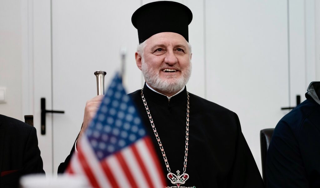 Archbishop Elpidophoros feels unwell during service in Greece