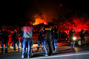 Crete wildfire battle: flames reignite in Ierapetra as winds hamper firefighting efforts