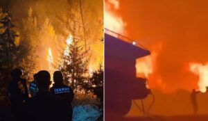 Major wildfire erupts in Turkey: Highway between Izmir and Çeşme closed