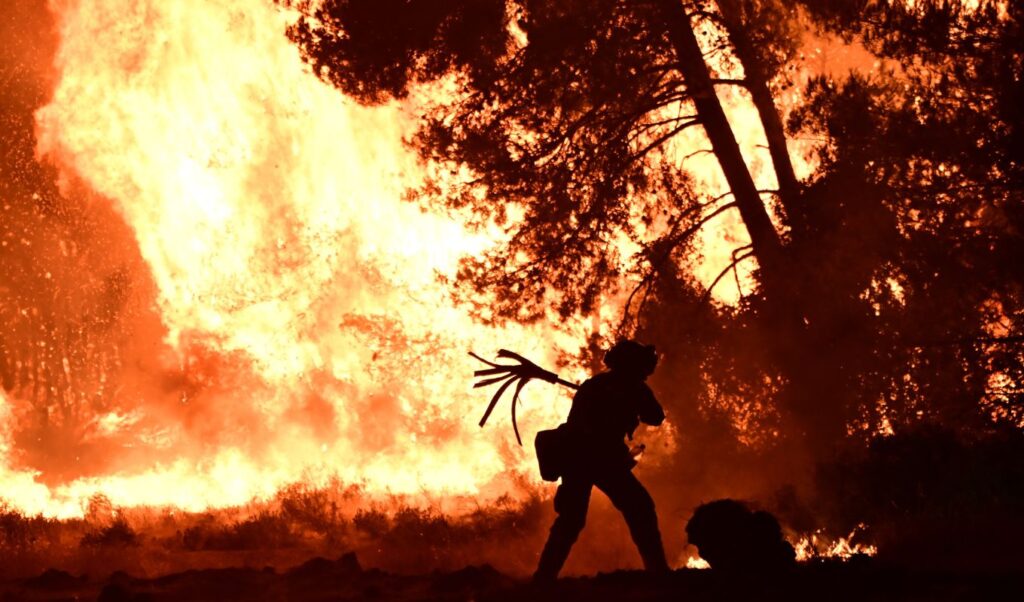 High fire risk alert for Friday across Greece including Athens