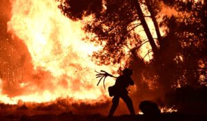High fire risk alert for Friday across Greece including Athens