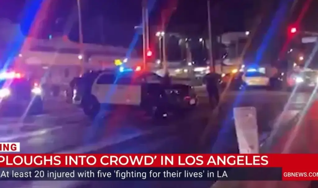 Los Angeles: Car plows into pedestrians, dozens injured