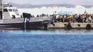 Piraeus: Two ships carrying 200 migrants from Crete arrive at port