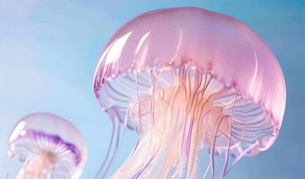 Purple jellyfish outbreak threatens Pagasetic Gulf beaches