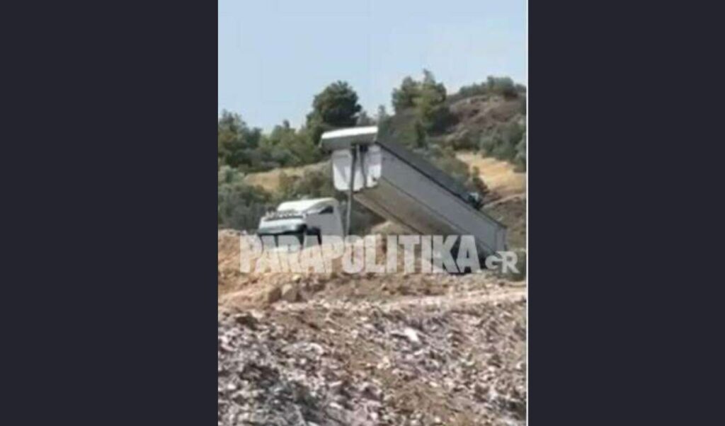 Truck driver arrested for dumping waste in forest area (Video)
