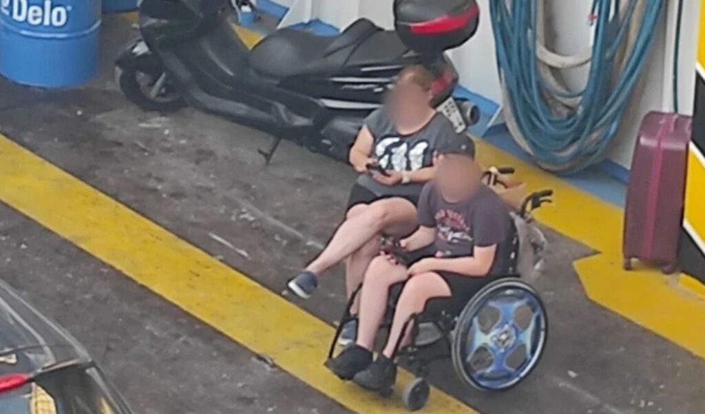 Shocking incident: Disabled child travels in ferry garage amid heatwave