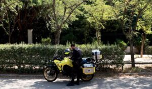 Woman sets herself on fire outside Zappeion in Athens