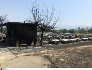 Fire in western Greece destroys 550 cars at Patras customs facility