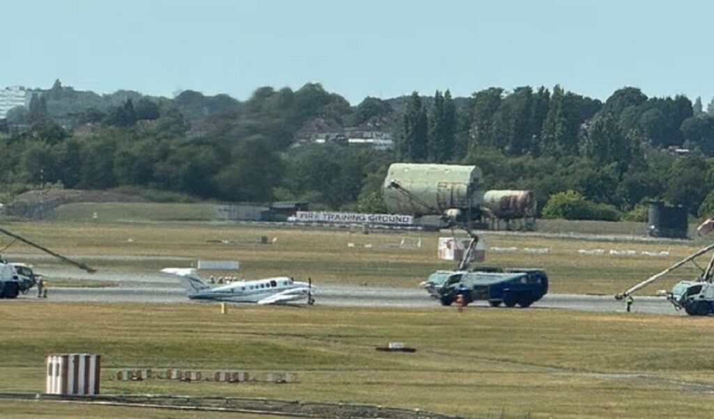 Birmingham Airport emergency landing causes chaos, 25 flights cancelled
