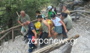Samaria Gorge rescue: Epic 3km carry operation saves injured hiker