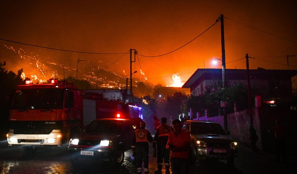 Greece battles 70 wildfires in 24 hours as emergency evacuations ordered