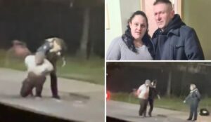 Melbourne double murder: Arrest footage of homeless man who killed pregnant Greek-Australian woman and husband