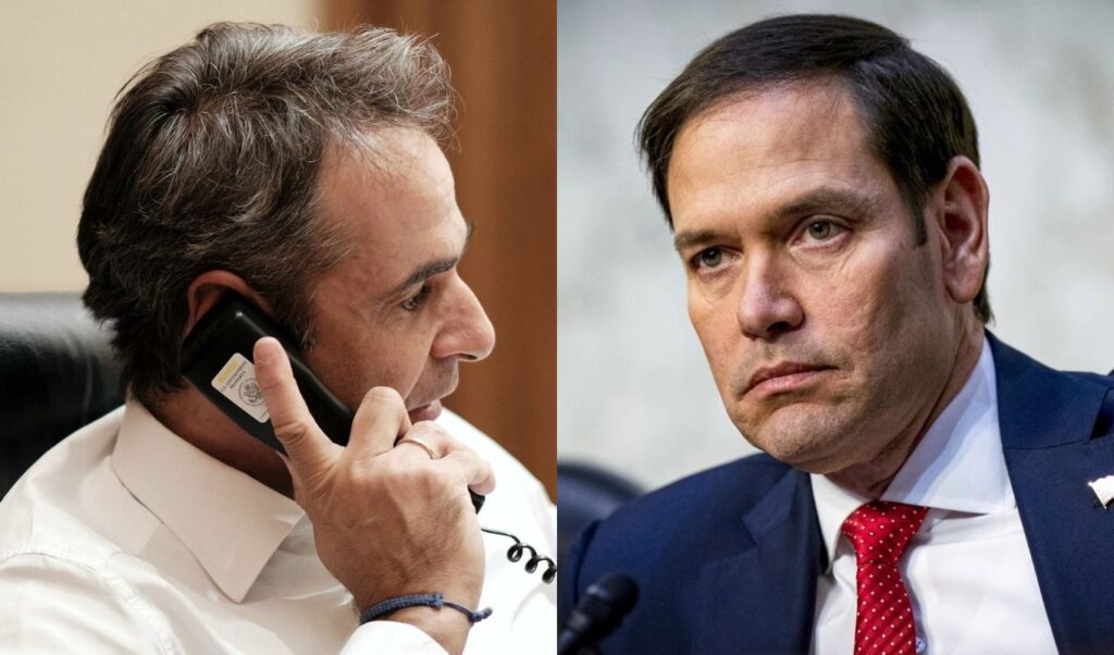 Mitsotakis-Rubio phone call focuses on investments, Middle East and Ukraine