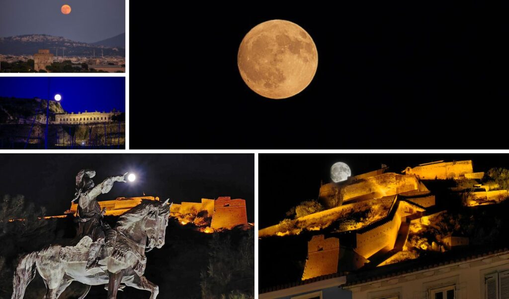 August full moon: magical images for two consecutive nights