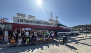Attica Group organizes trip to Aegina for 85 Ukrainian children