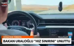 Turkey: Transport minister fined for driving 225 km/h (Video)