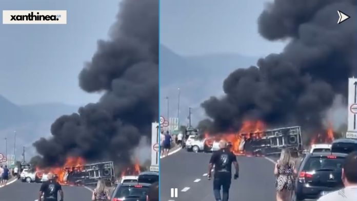 Fatal crash on Egnatia highway leaves three dead in Greece