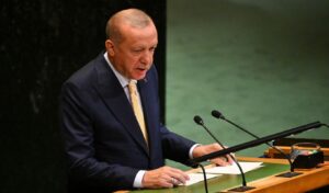 Erdogan’s microphone cut off during anti-Israel UN speech