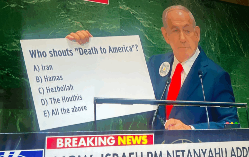 Netanyahu at UN: “Free the hostages or we will hunt you down”