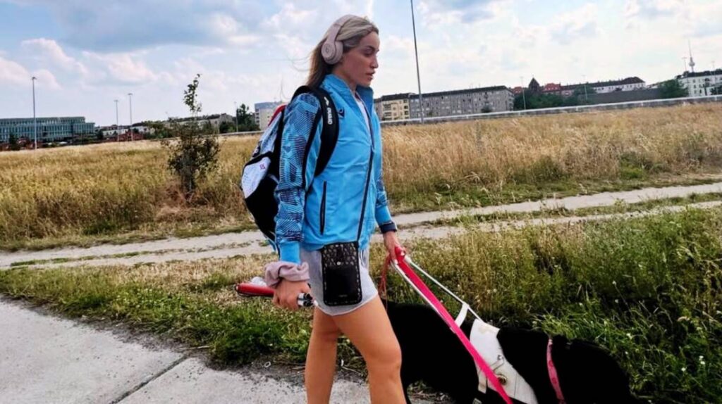 Paralympian Carolina Pelendritou denied taxi ride due to guide dog
