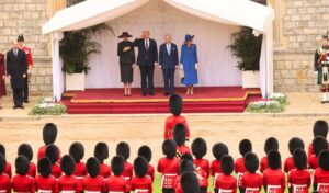 Trump and Melania arrive at Windsor Castle for royal state visit
