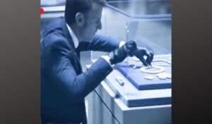 AI video scandal shows Macron stealing Louvre jewelry