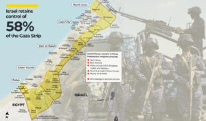 What does the secret Gaza map reveal? The yellow line and Israel’s withdrawal plan