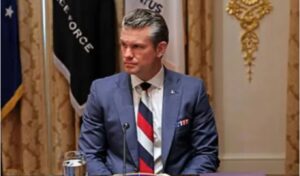 US defense secretary wears Russia-colored tie to Trump-Zelensky meeting
