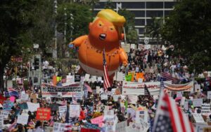 “No Kings”: Thousands protest against Donald Trump in first nationwide demonstrations