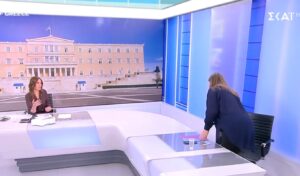 Konstantopoulou TV walkout breaks Twitter after heated exchange