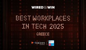 Kaizen Gaming named Best Workplace in Tech for third consecutive year