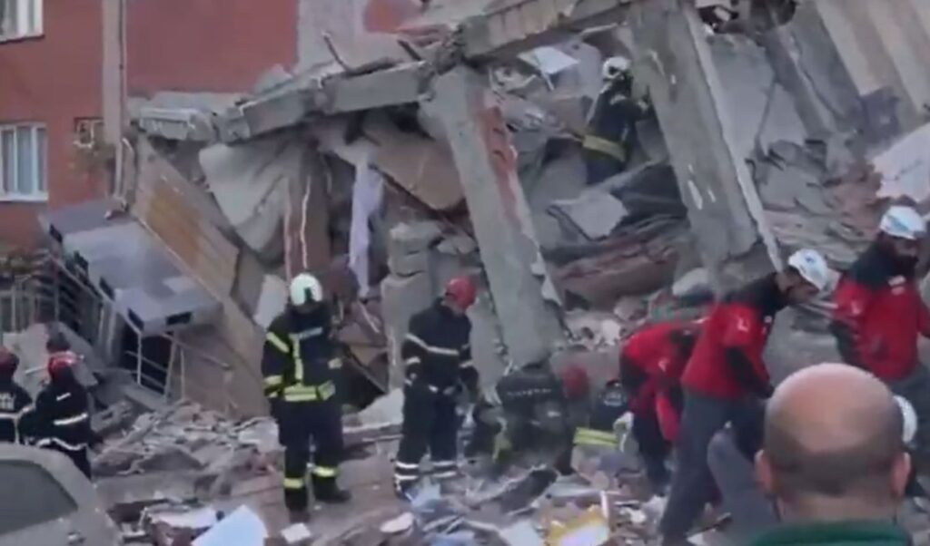 Istanbul building collapse: Two children dead, 18-year-old sister rescued alive from rubble
