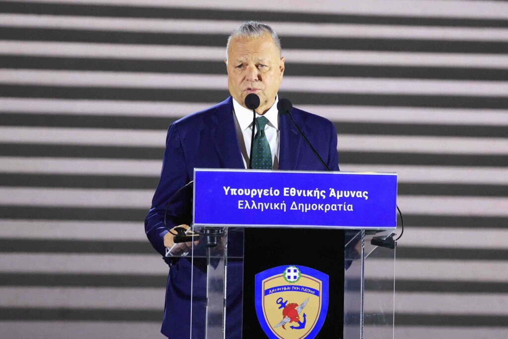 Greek defense ministry unveils new facade thanks to Mytilineos donation