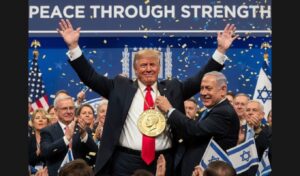 Netanyahu creates AI image showing himself awarding Nobel Peace Prize to Trump