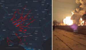 Russia destroys 184 Ukrainian drones in overnight attack