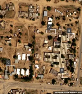 Sudan massacre visible from space: 2,000 dead bodies scattered across desert sand