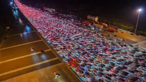 China traffic chaos: Cars stuck for 24 hours in epic jam