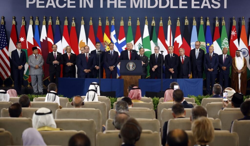 Gaza: Trump peace declaration signed by world leaders in Egypt