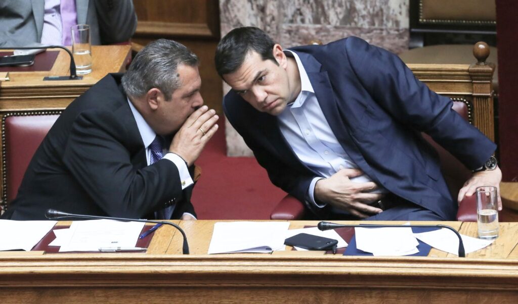 What Alexis Tsipras writes about Panos Kammenos in his book