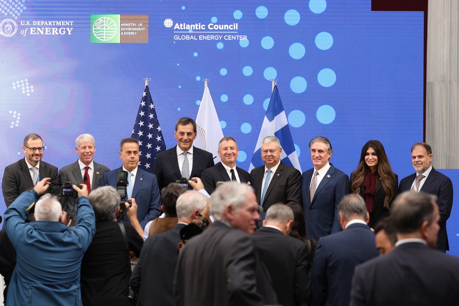 Zappeion: Meeting of Doug Burgum with Greek shipping representatives