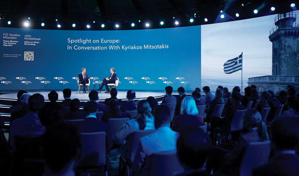 Mitsotakis promotes Greece for new investments at Morgan Stanley
