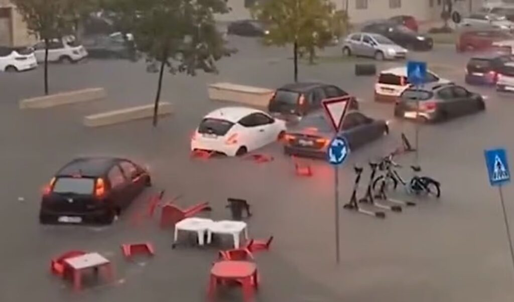 Apocalyptic scenes in Italy and Spain from severe storms