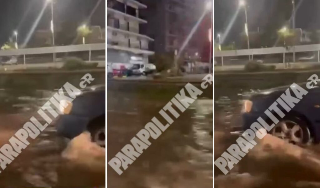 Storm Adel hits Athens: Vouliagmenis Avenue floods as traffic chaos grips the capital