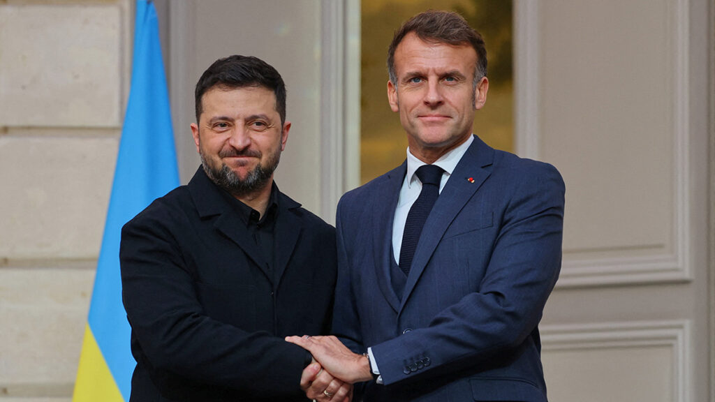 Macron takes aim at Trump during Zelenskyy meeting: “Presidential candidates promised to end the war in 24 hours”