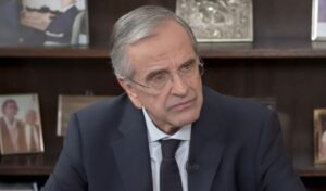 Antonis Samaras answers “if not Mitsotakis, then who?” in message targeting leadership credibility