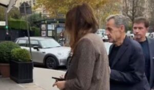 Nicolas Sarkozy spotted dining in Paris with Carla Bruni after release